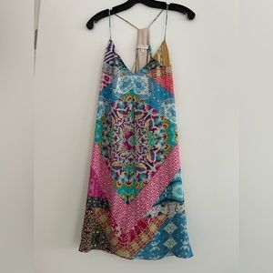 Lavender Brown cute mini dress